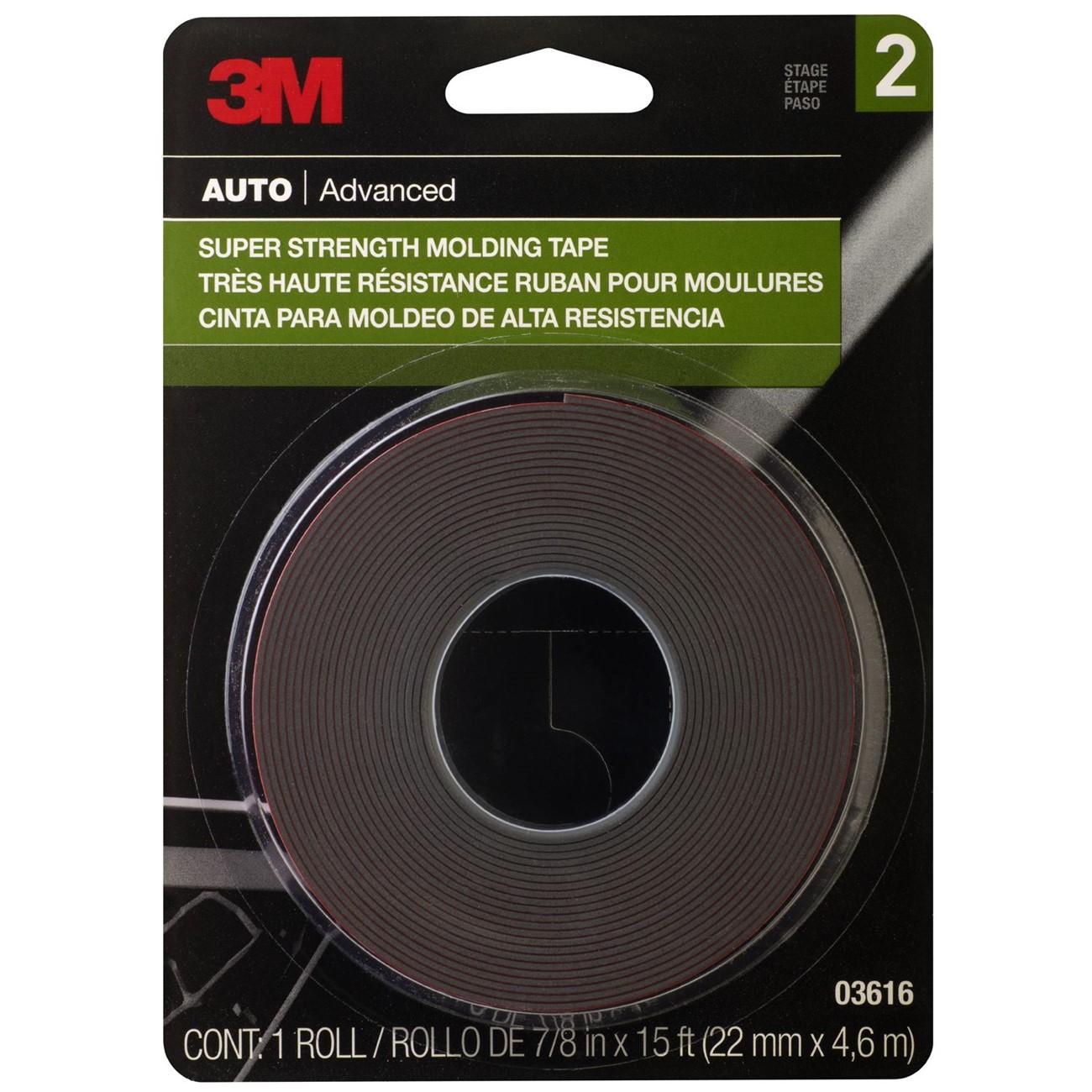 3M 3M 7000000532 Super Strength Molding Tape 7/8x15ft