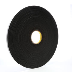 3M 3M 7000028881 Vinyl Foam Tape Black 0.5 in X 36 Yd