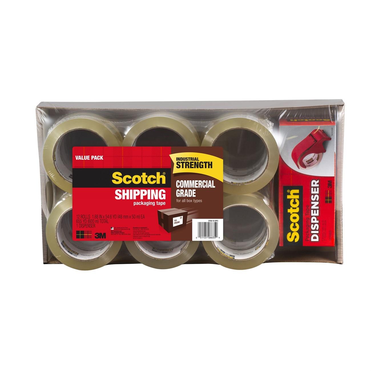 3M 3M 7010369599 Scotch Commercial Packaging Tape 1.88 in
