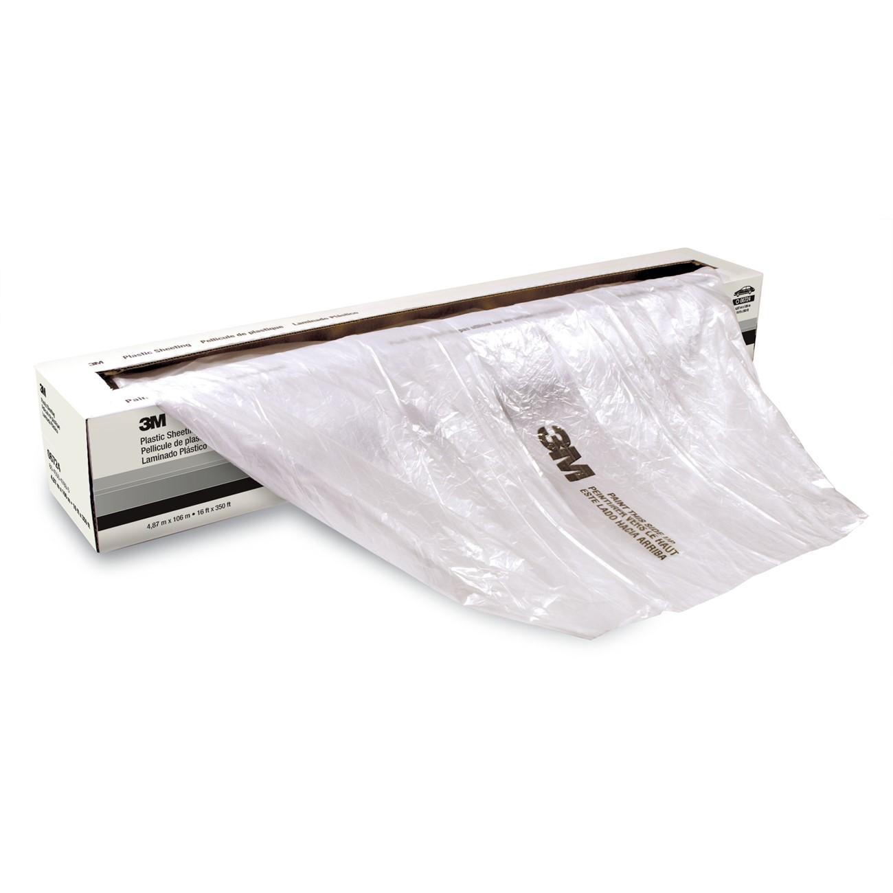 3M 3M 7000028280 Plastic Sheeting 12ft X 400ft Clear Film Roll