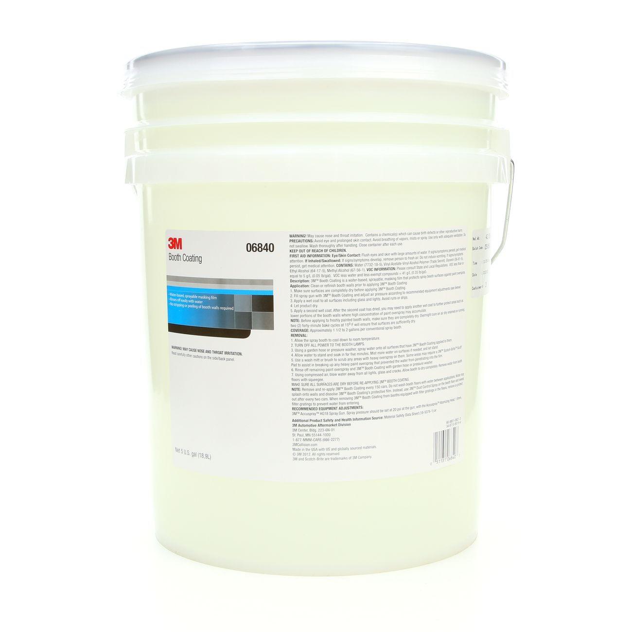 3M 3M 7000120531 Booth Coating 5 Gallon Overspray Protection