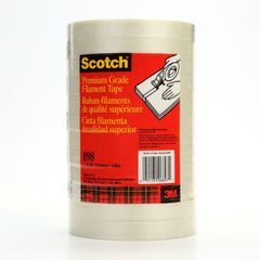 3M 3M 7000028930 Filament Tape 898 Clear 18mm X 55 M