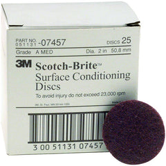 3M 3M 7000120822 Scotch-brite 2 Inch Abrasive Disc Medium