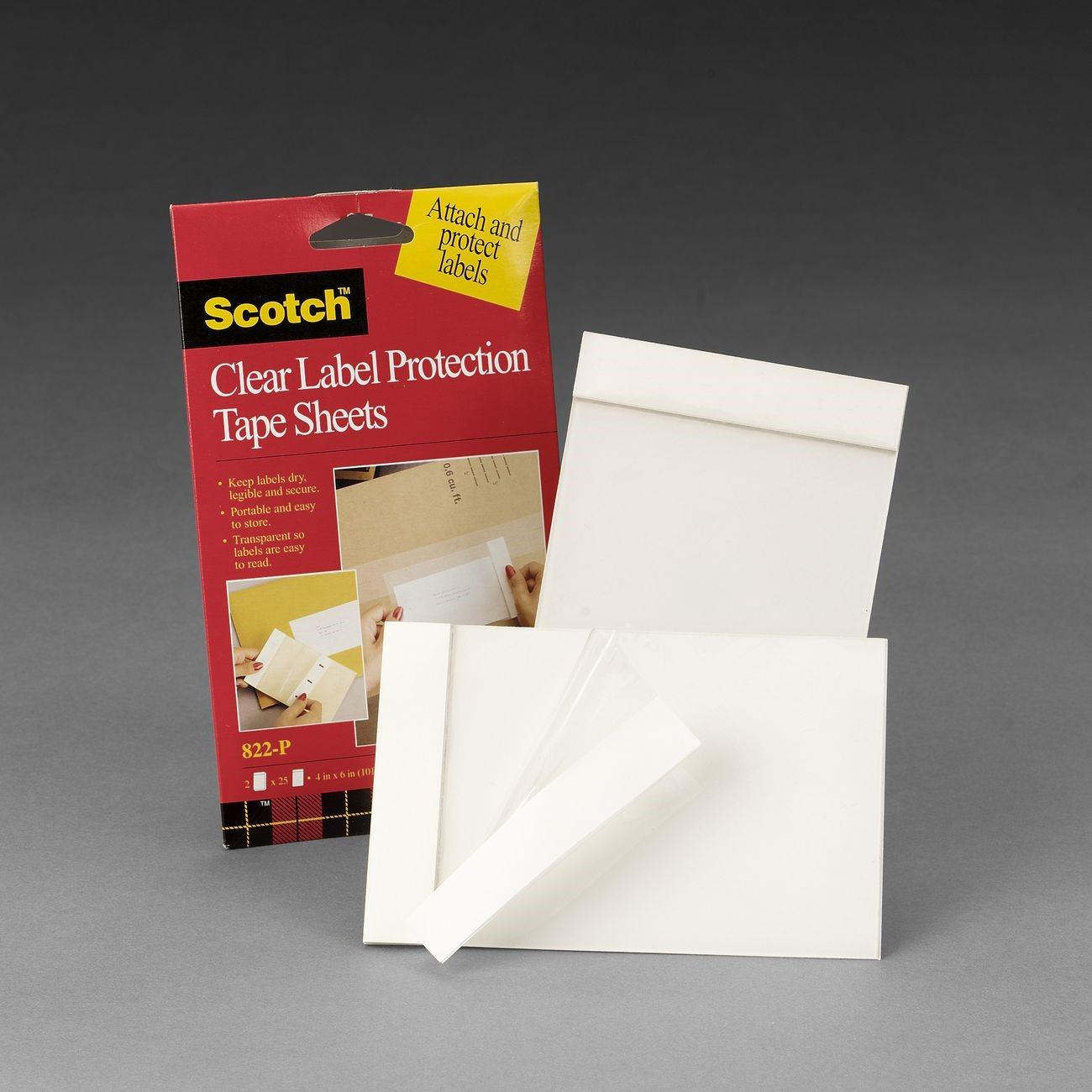 3M 3M 7010380172 Clear Tape Sheets 4 Inches X 6 Inches
