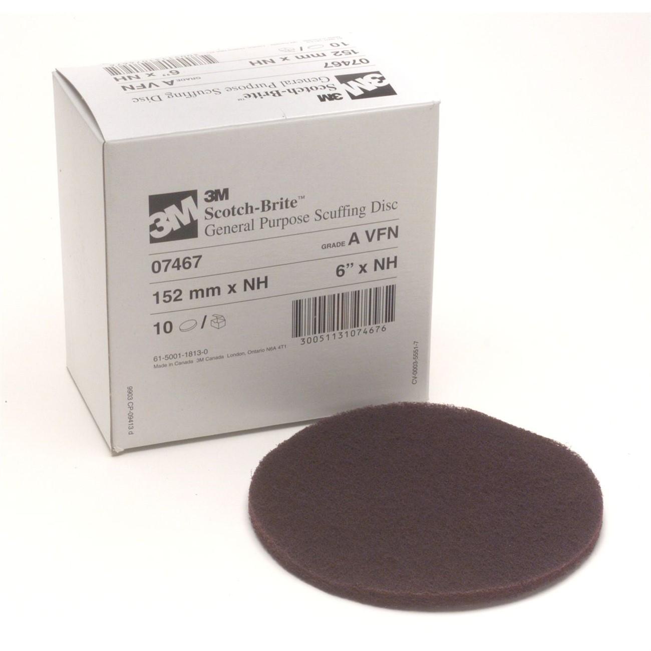 3M 3M 7000120838 Scotch-brite Scuffing Disc 6 in Very Fine