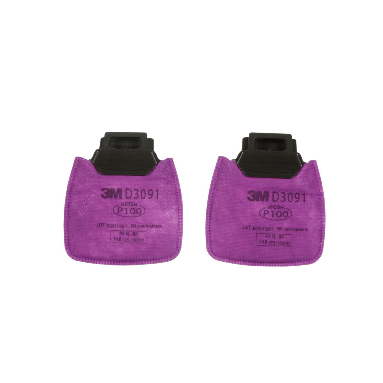 3M 3M 7100213359 P100 Particulate Filter Secure Click