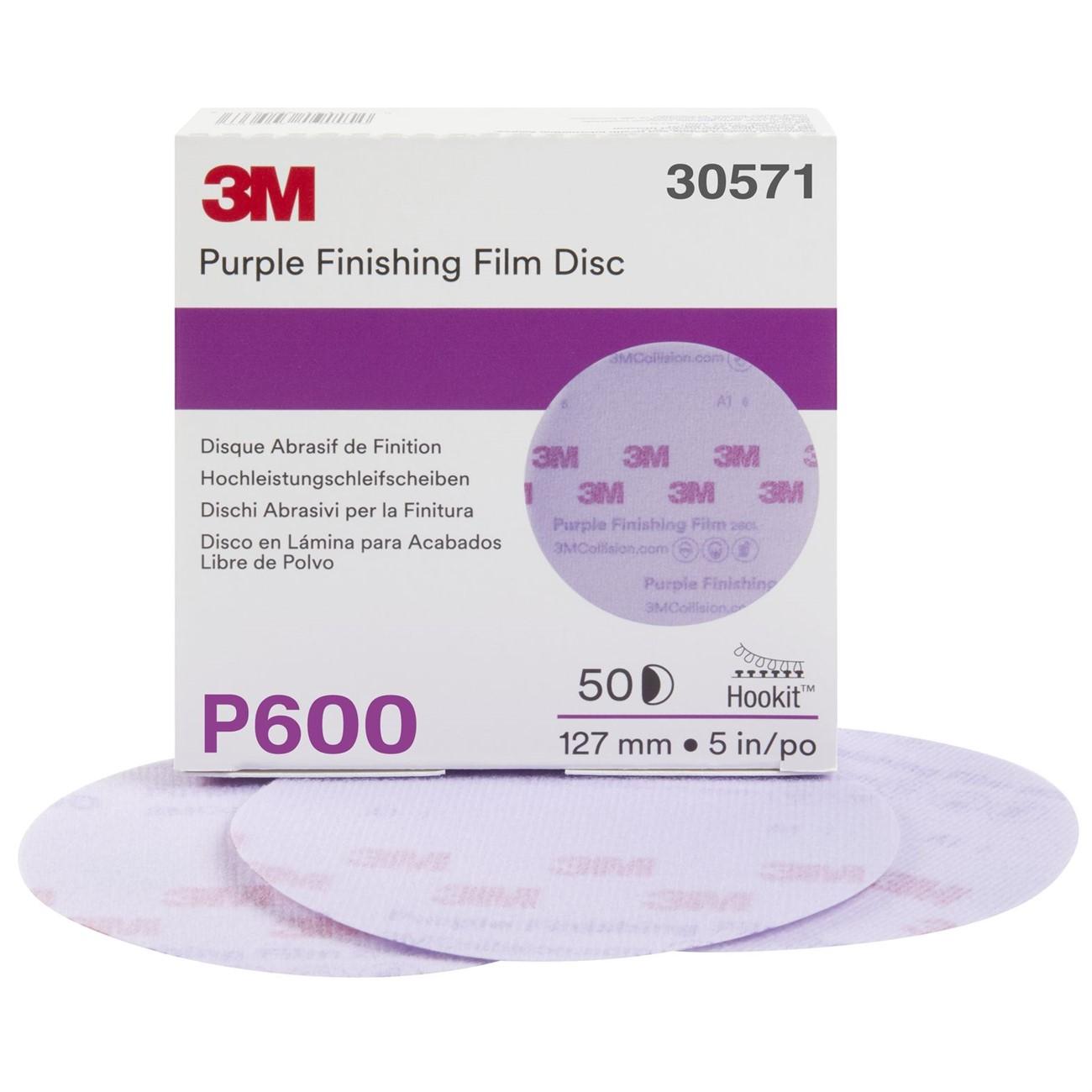 3M 3M 7100122801 Hookit Abrasive Disc 5 Inch P600 Grit