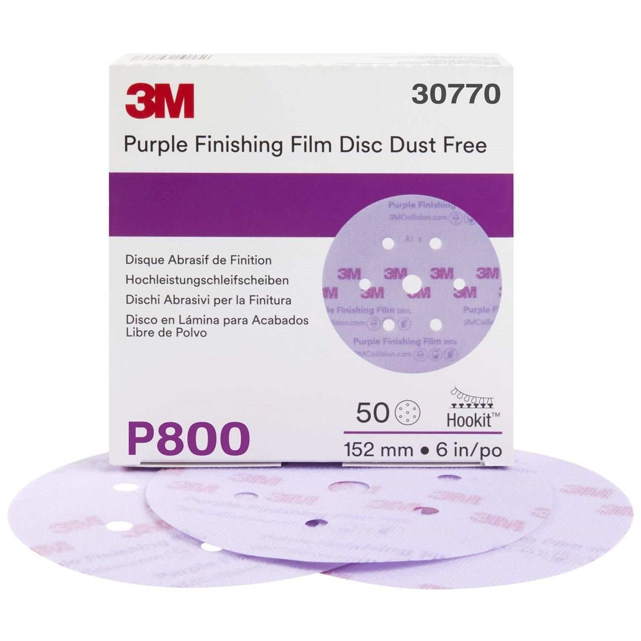 3M 3M 7100122726 Finishing Film Disc 6 Inch P800 Grit