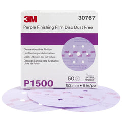 3M 3M 7100122779 Hookit 260L Disc 6 Inch P1500 Grit Ao