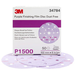 3M 3M 7100122776 Hookit 260L 6 Inch P1500 Abrasive Disc