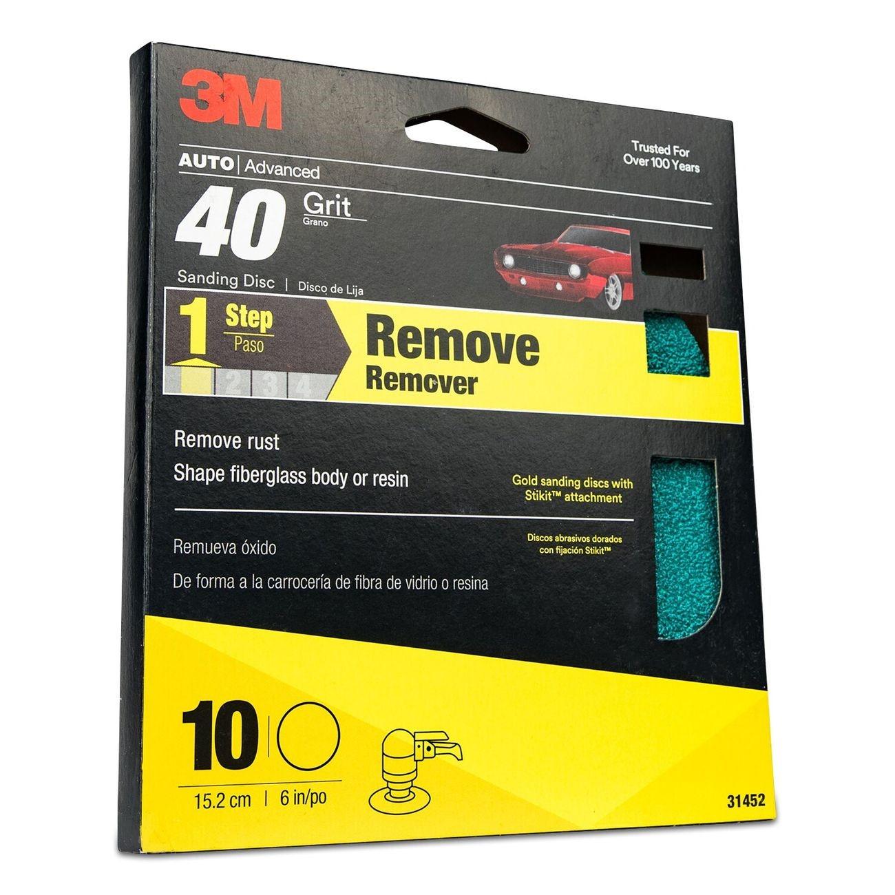 3M 3M 7010328456 6 Inch 40 Grit Stik-it Sanding Disc Ao