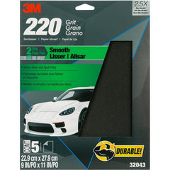 3M 3M 7010308858 Wetordry Sandpaper 220 Grit 9x11 Inches