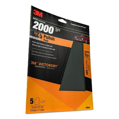 3M 3M 7010364677 Wetordry Sandpaper 2000 Grit 9x11 in