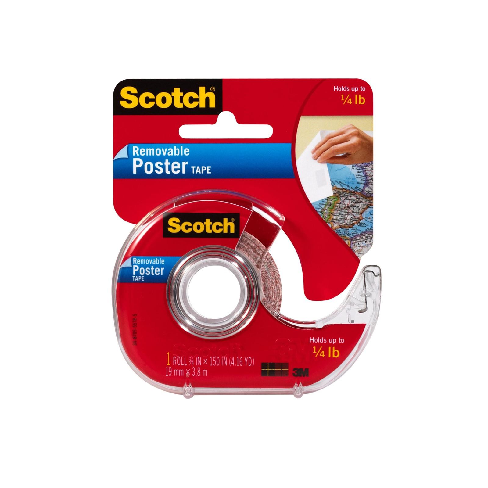 3M 3M 7100237871 Removable Poster Tape 0.75x150 Inches