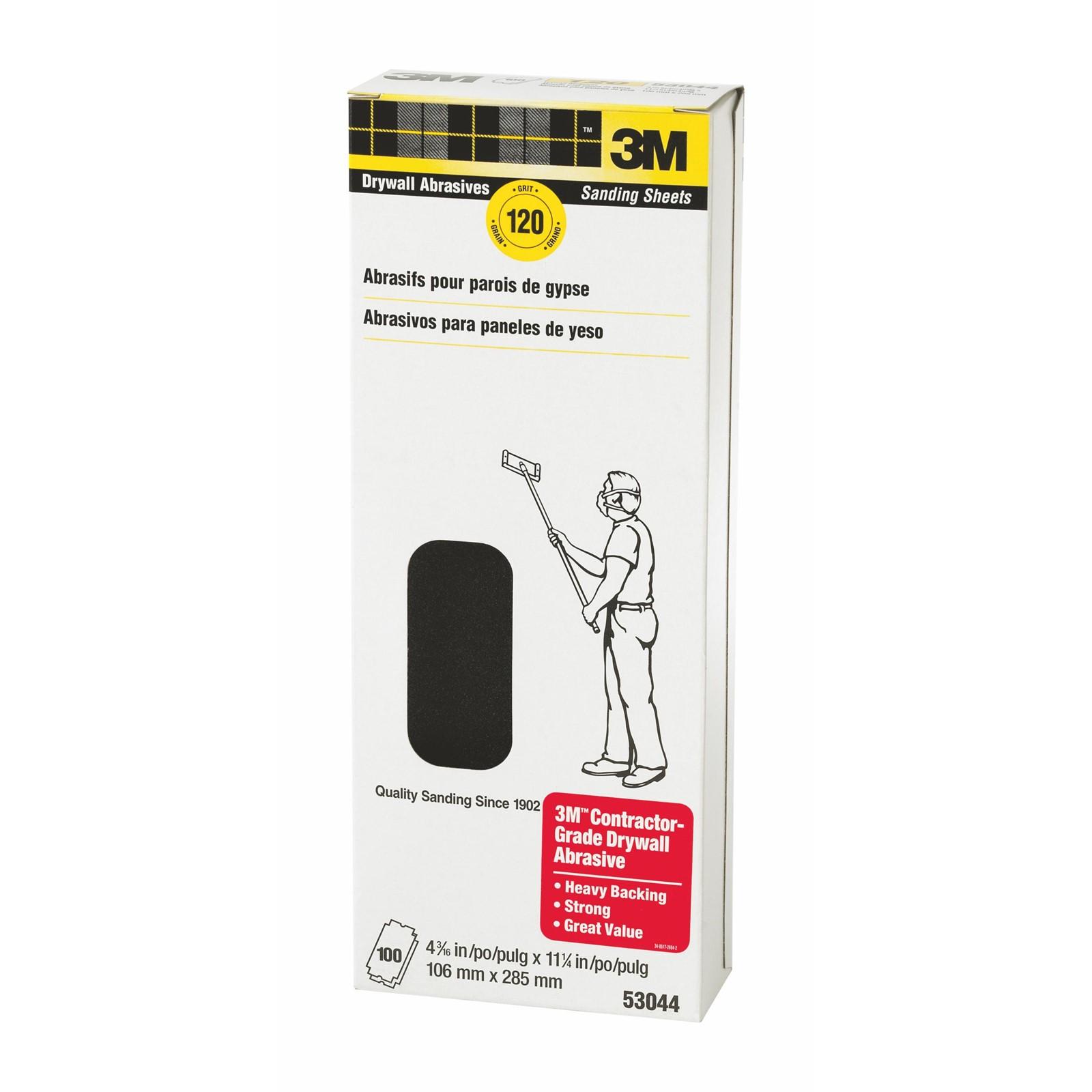 3M 3M 7010314729 Drywall Sanding Sheets Fine Grit 4.1875x11 in
