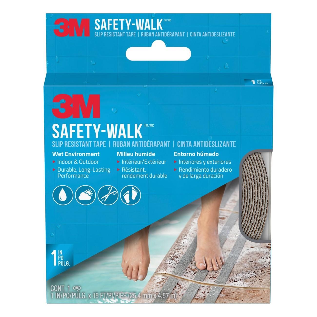 3M 3M 7100173157 Anti-slip Tread Roll 1x180 Inches Gray