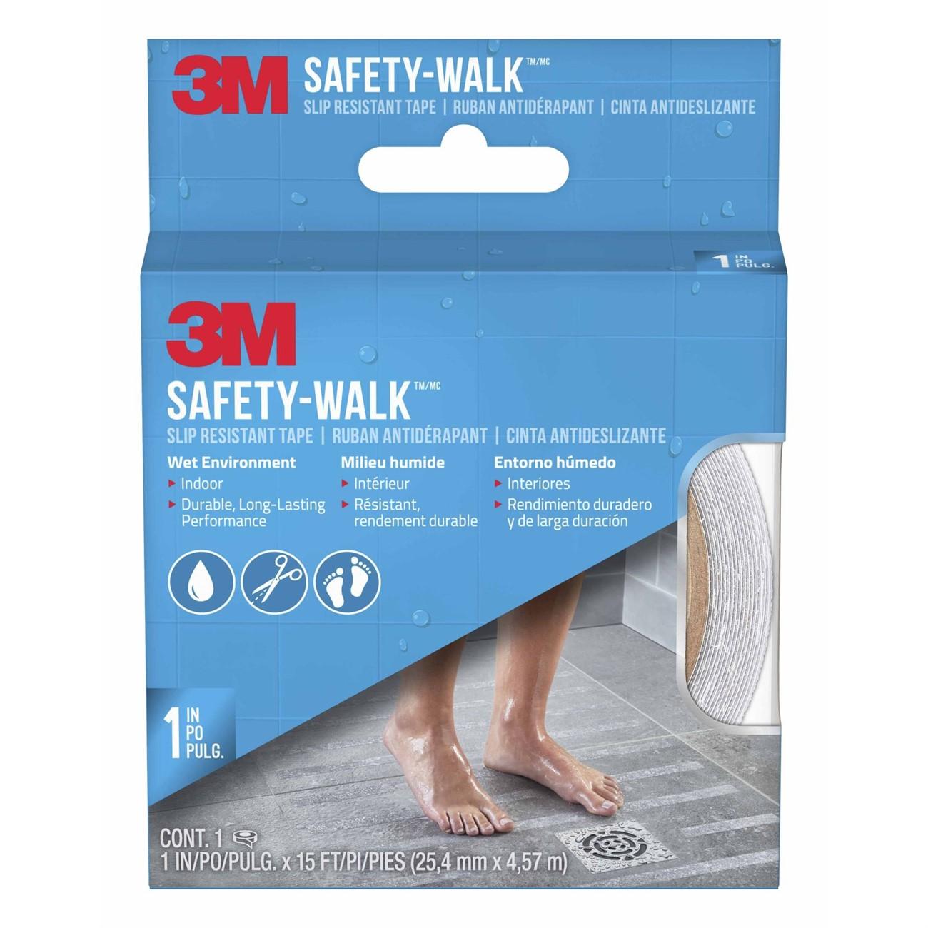 3M 3M 7100173148 Safety Walk Tub Shower Tread 1x180 in Clear