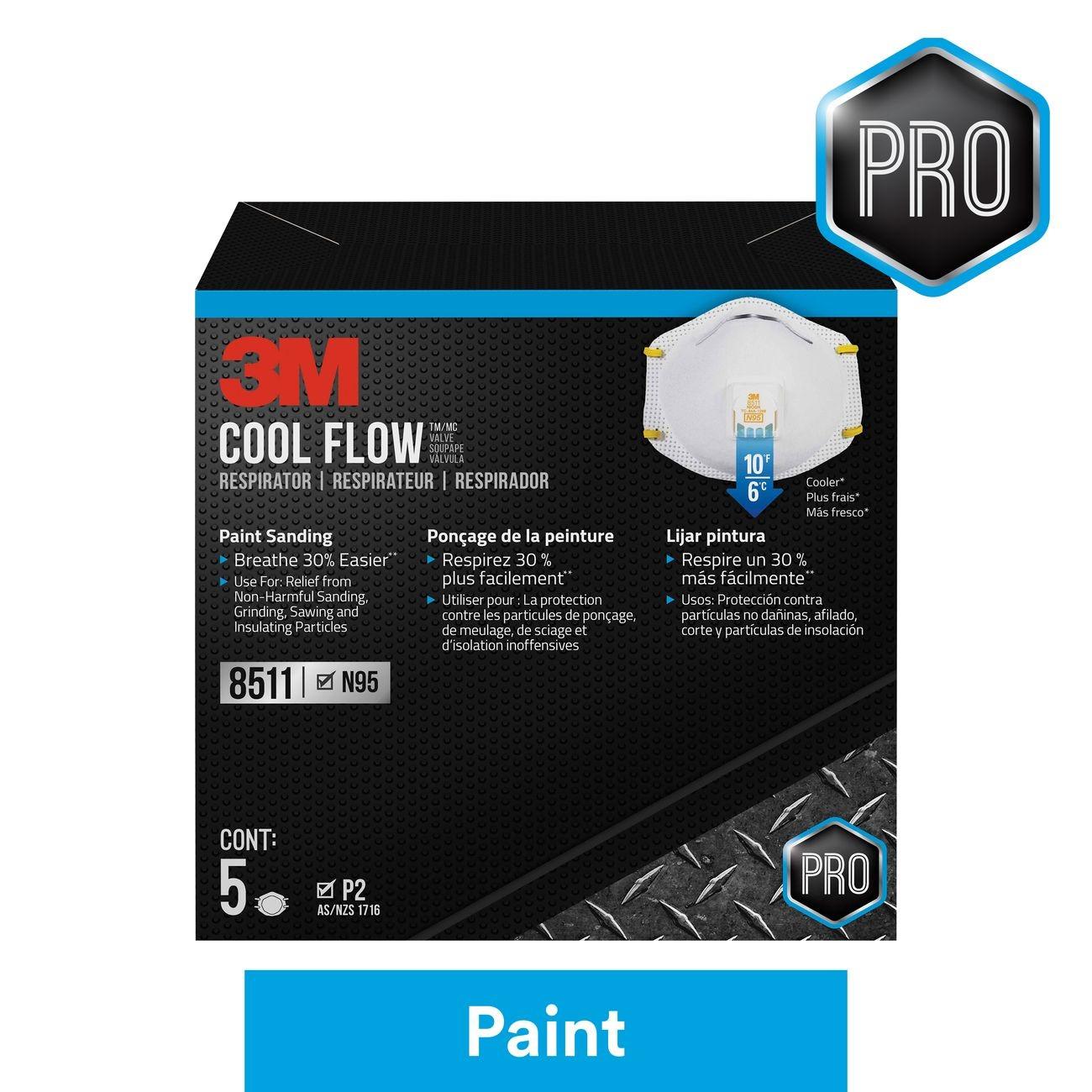 3M 3M 7100117492 N95 Disposable Respirator Paint Sanding