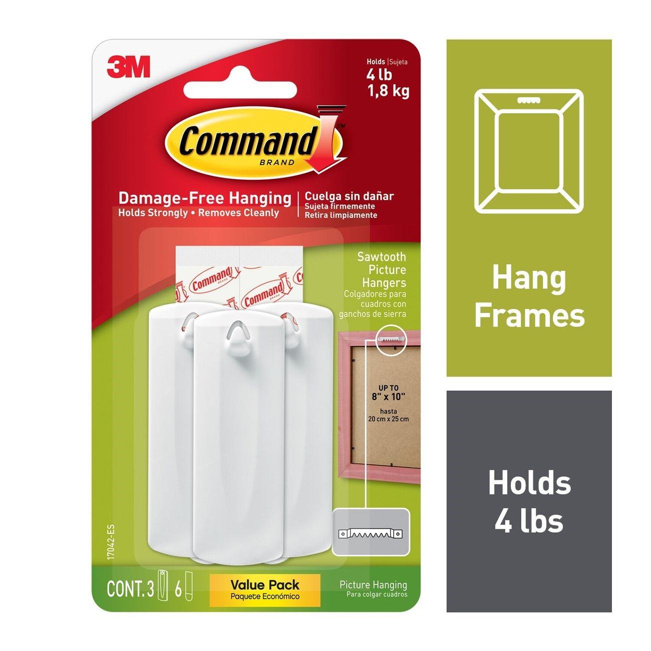 3M 3M 7100217206 Sawtooth Picture Hanging Hook