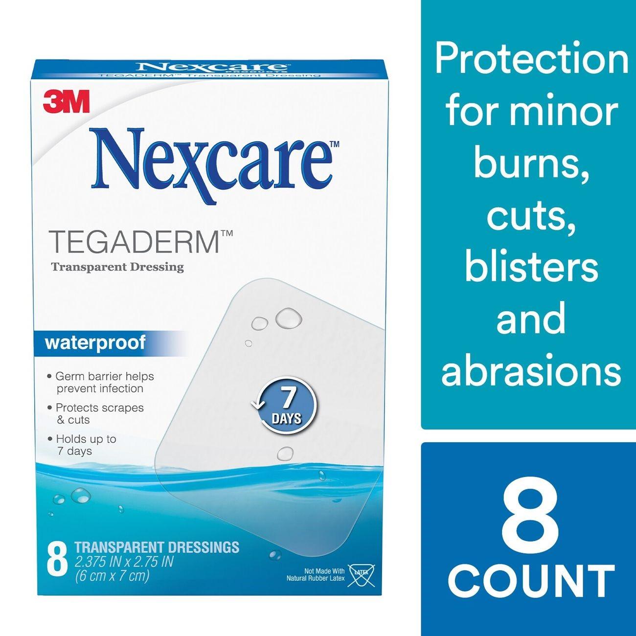 3M 3M 7000029795 Nexcare Tegaderm Transparent Dressing 8ct
