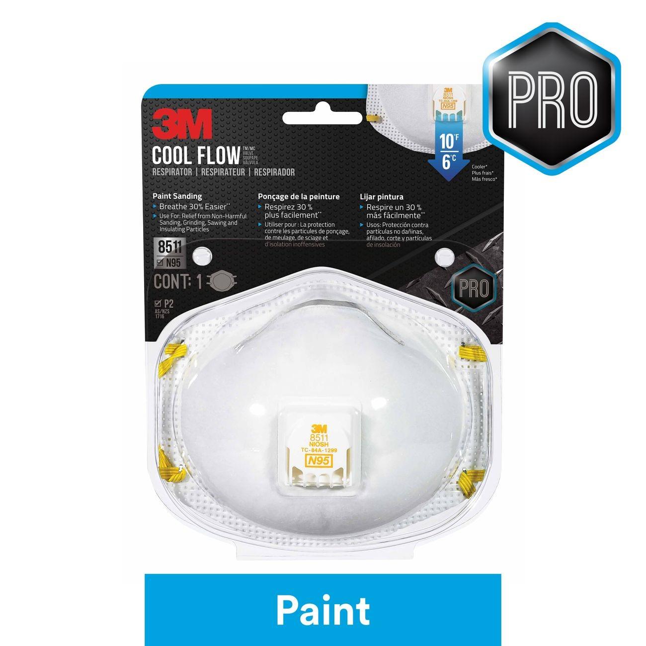 3M 3M 7100117599 N95 Disposable Respirator Cool Flow Valve