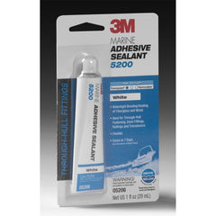 3M 3M 7010325697 Marine Adhesive Sealant White 1 Oz