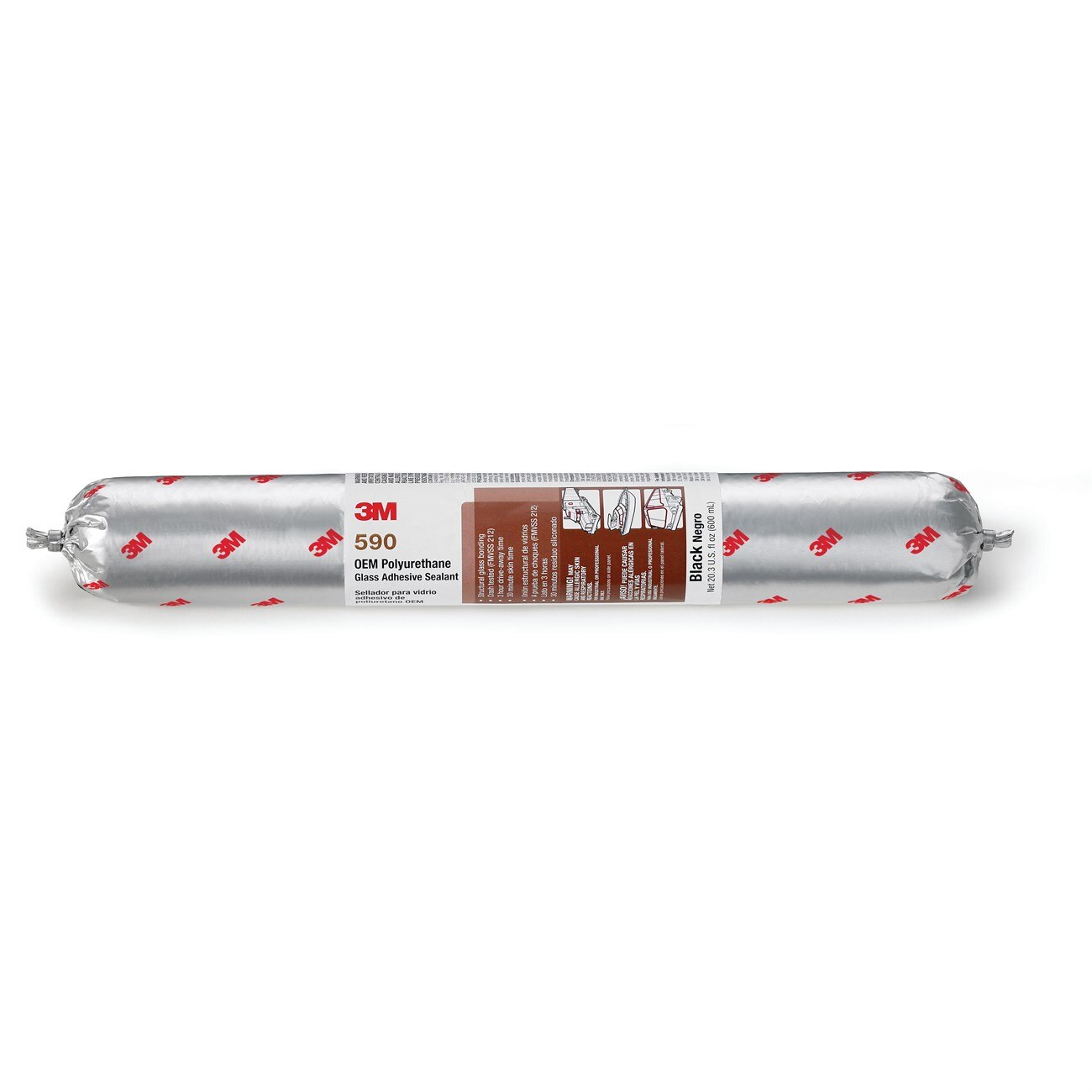 3M 3M 7000121536 Polyurethane Glass Adhesive Sealant 590 Black