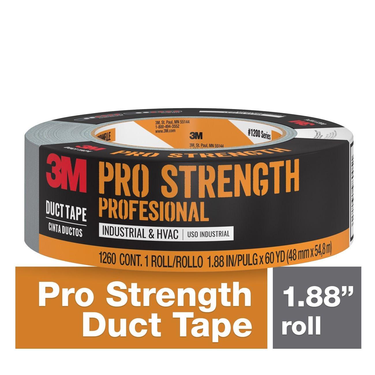 3M 3M 7000052627 Pro Strength Duct Tape 1.88x60yd 9-roll