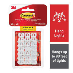 3M 3M 7000048008 Command Decorating Clips Value Pack