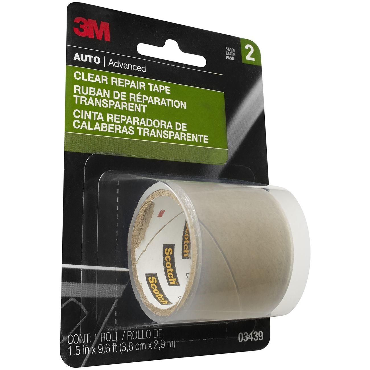 3M 3M 7100015033 Clear Repair Tape 1.5 X 115 Inches