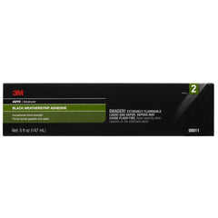 3M 3M 7010362993 Weatherstrip Adhesive Black 5 Oz Tube