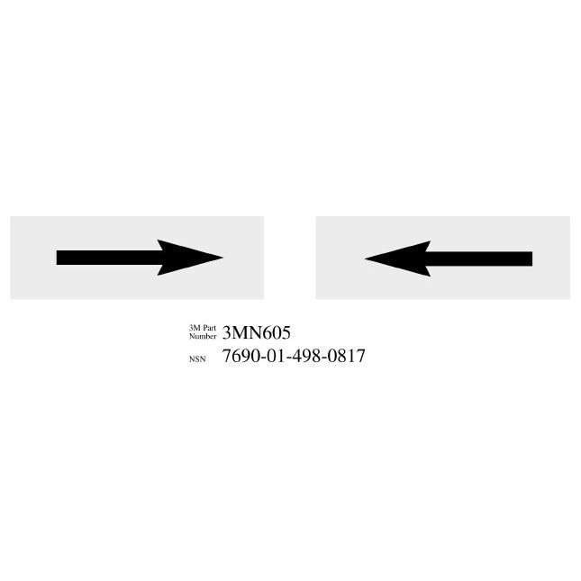 3M 3M 7010344929 Diamond Grade Arrow Sign 6x2 in 50 Gauge