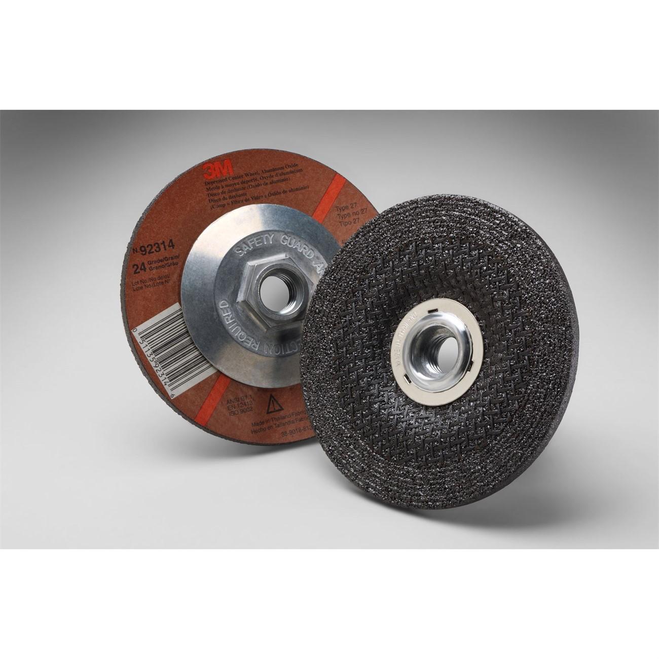 3M 3M 7010359908 Depressed Center Grinding Wheel 4.5in Steel