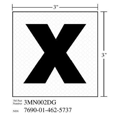 3M 3M 7010291655 Diamond Grade Damage Control Sign X-ray