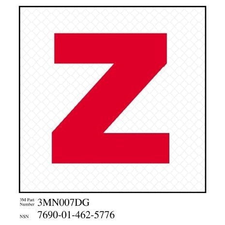 3M 3M 7010388567 Damage Control Sign 4x4 in Zebra