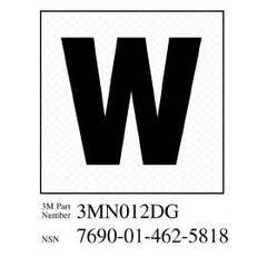 3M 3M 7010344772 Damage Control Sign Letter Pack 2x2 in