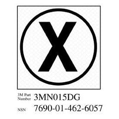 3M 3M 7010388571 Diamond Grade Damage Control Sign 2x2