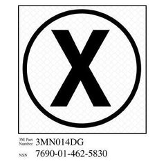 3M 3M 7010317673 Diamond Grade Damage Control Sign 3x3