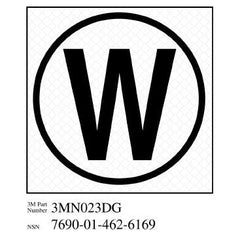 3M 3M 7010343529 Damage Control Sign Characters 3x3