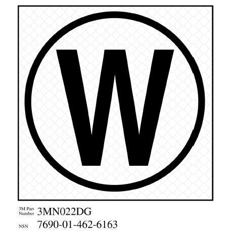 3M 3M 7010388574 Damage Control Sign Character 4x4 in