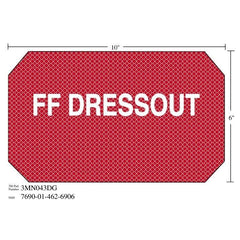 3M 3M 7010388683 Damage Control Sign 10x6 Inches
