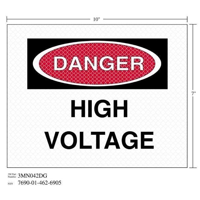 3M 3M 7010317677 Diamond Grade Damage Control Sign 10x7