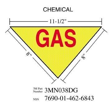 3M 3M 7010302549 Diamond Grade Damage Control Sign