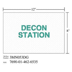 3M 3M 7010388687 Damage Control Sign Decon Station