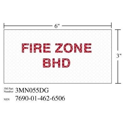 3M 3M 7010388688 Diamond Grade Damage Control Sign