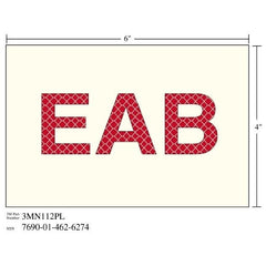 3M 3M 7010389815 Photoluminescent Film Shipboard Sign