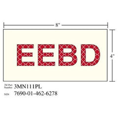 3M 3M 7010343541 Photoluminescent Shipboard Sign Eebd-g