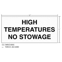 3M 3M 7010317786 Diamond Grade Safety Sign 10x4 Inches
