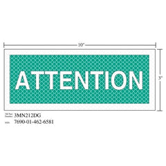 3M 3M 7010389831 Diamond Grade Safety Sign 10x3 in