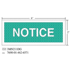 3M 3M 7010317785 Diamond Grade Safety Sign Notice